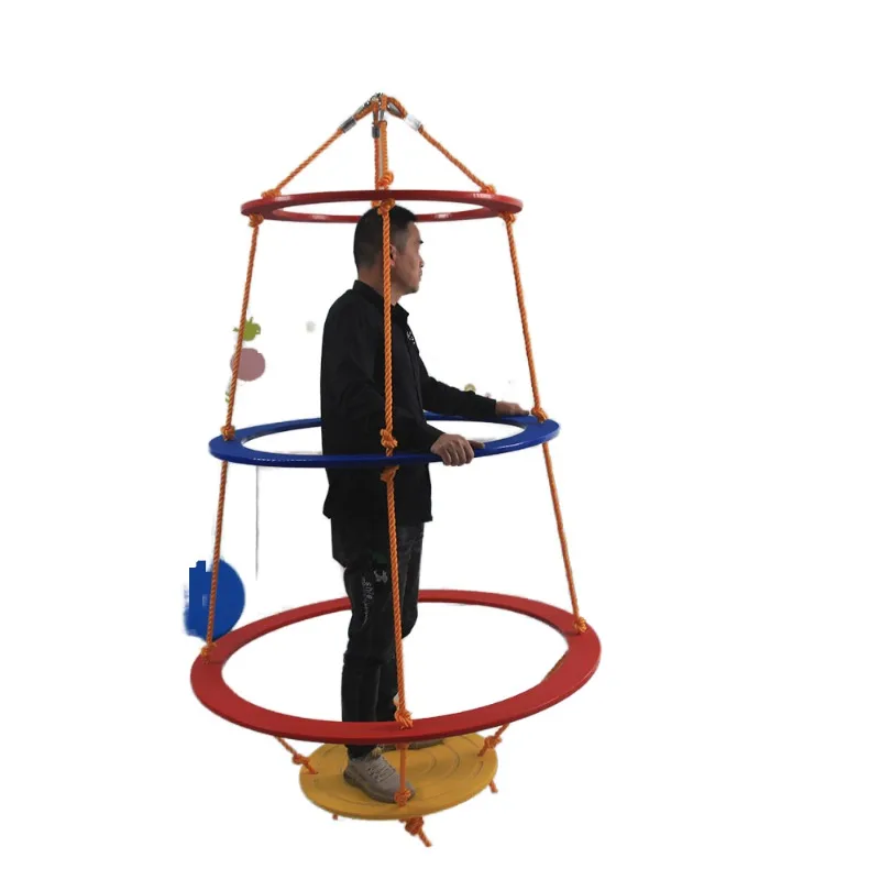 Direct sales popular indoor intelligent somatosensory training equipment children's fitness swing rope ladder