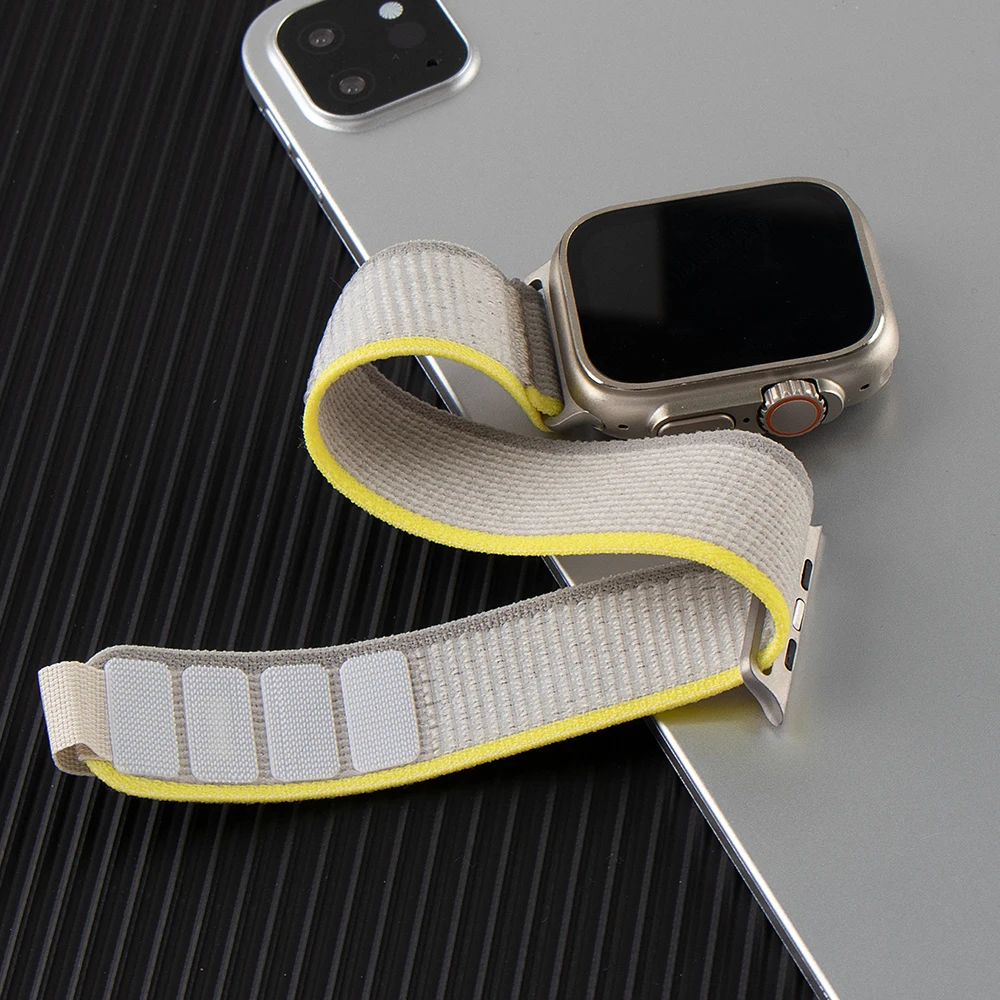 Trail Loop Armband für Apple Watch 12 42/46mm 44mm 40mm 41mm 45mm Sport Nylon Armband iWatch Serie 9 8 7 5 SE 10 Ultra 4 3 – Detail 9