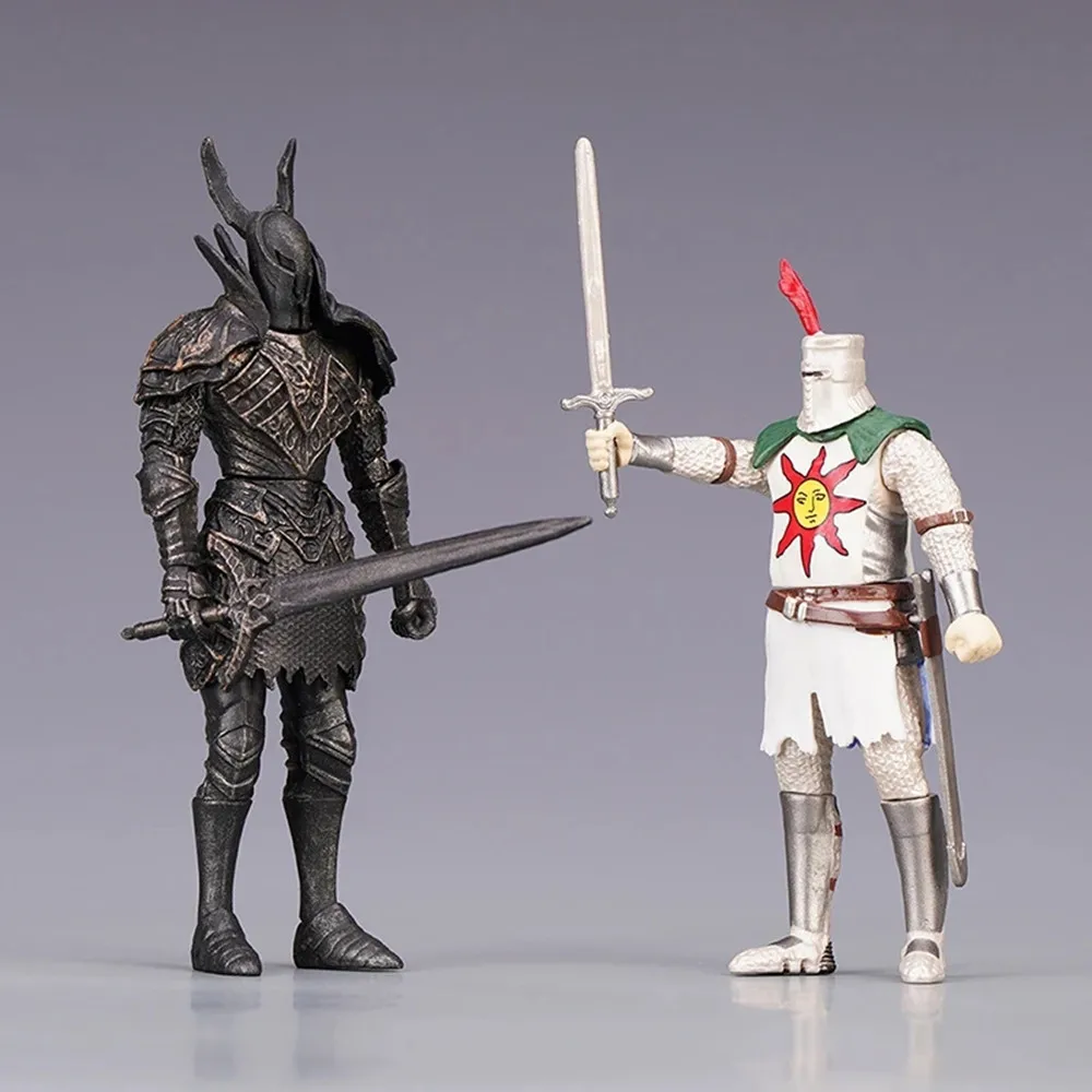 Game Dark Souls Figures Black Knight Artorias Action Figure PVC Movable Collection Solaire of Astora Model Toys for Child's Gift