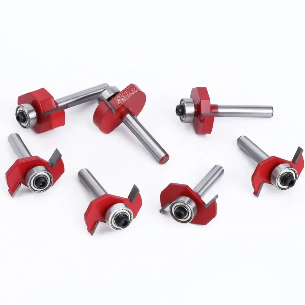 T Type Router Bits New 1/4 Shank Carbide Trimming Machine Slotting Cutter Woodworking