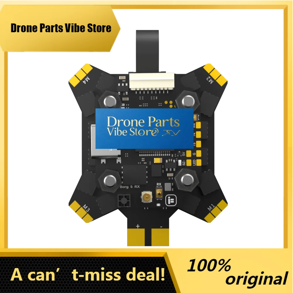 

Drone PartsiFlight Borg 5S RX Stack With Borg 5S RX FC Flight Controller / Borg 60R ESC For FPV Racing Parts