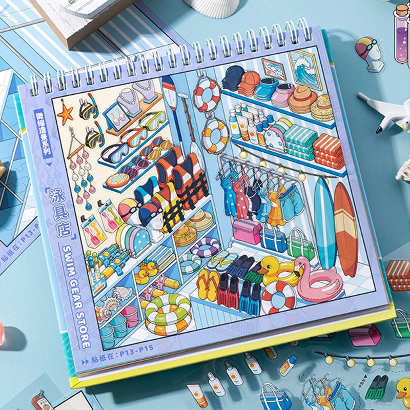 livro-de-adesivos-kawaii-3d-em-miniatura-com-tema-de-verao-para-diario-scrapbooking-alivio-do-estresse-presentes-diy-para-festivais