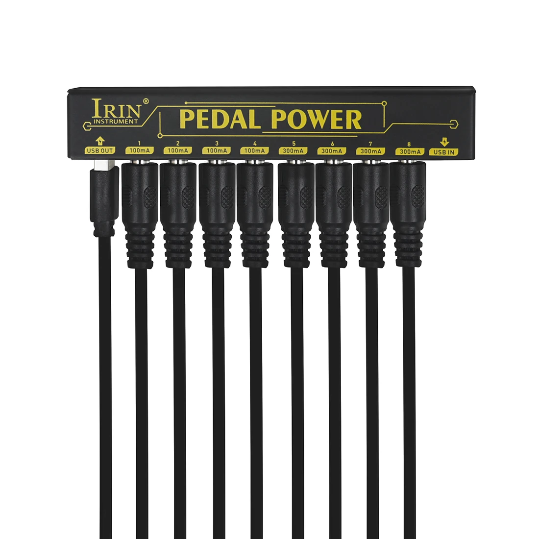 IRIN PW-1 Pedal Power Metal Case 8-channel Multiplexer Power Supply Low Noise Pedal Power Electric Guitar Accessories & Parts