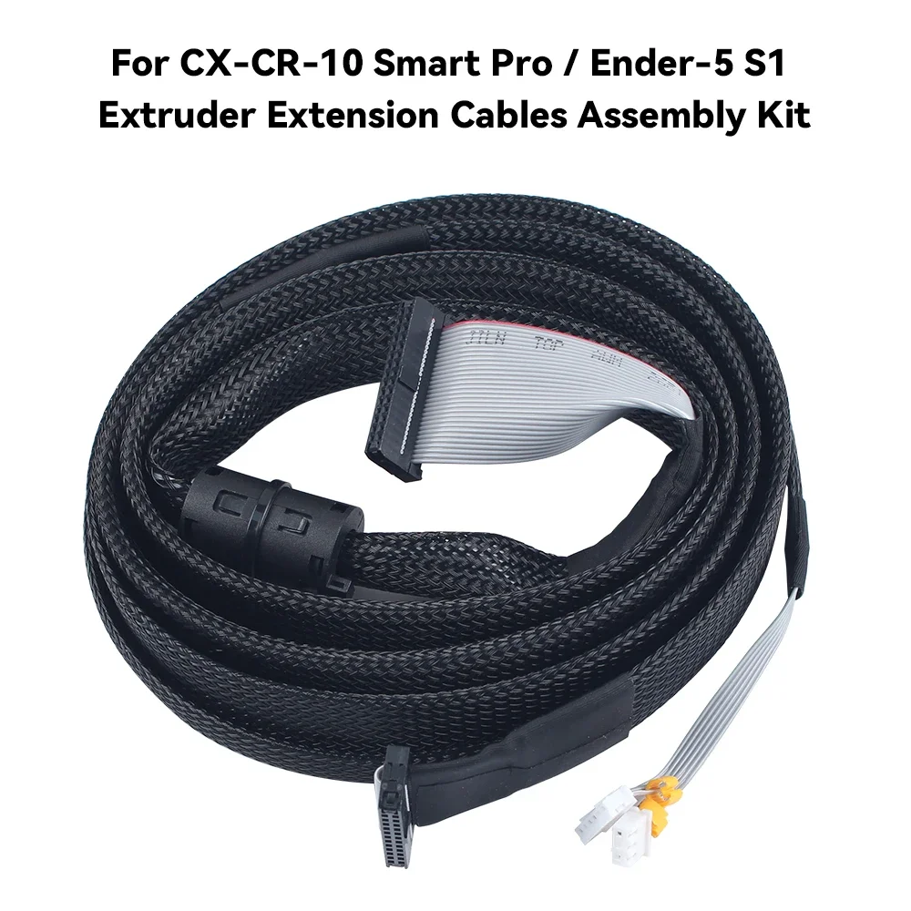 

Комплект удлинительных кабелей для экструдера CX-CR-10 Smart Pro/Ender-5 S1, простой в установке, для аксессуаров 3D-принтеров