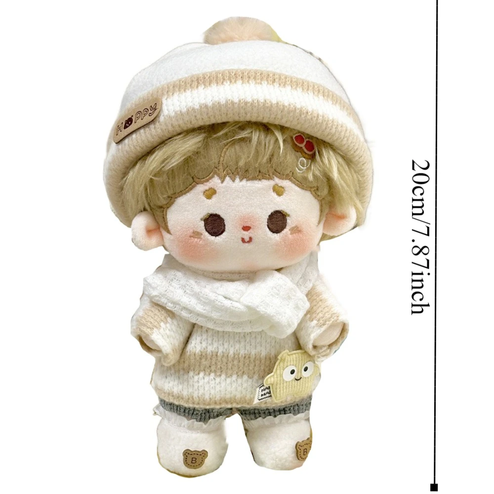 Coat 20cm Cotton Doll's Clothes Winter Set Outfit Doll Clothes Dress Multi Color Mini Cotton Doll Outfit Dress Children Gift