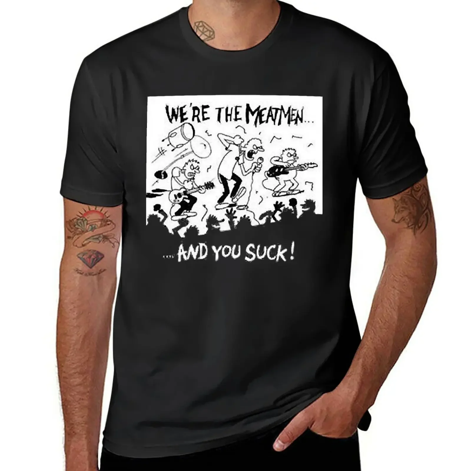 New The Meatmen T-Shirt plus size tops Tee shirt designer t shirt men