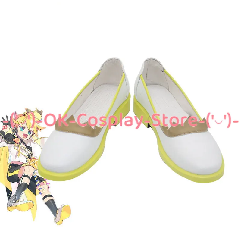 Chaussures de Cosplay Len en Cuir PU, Bottes de Carnaval d'Halloween, Accessoire sur Mesure, 14e Travailleurs