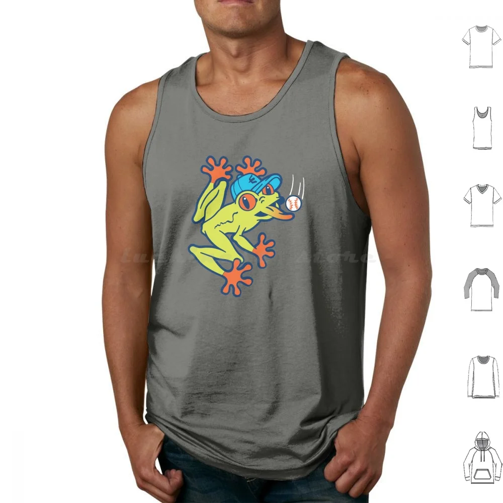 The Everett Aquasox Tank Tops Vest Sleeveless Everett Aquasox Everett Washington Webbly Funko Field Baseball Team Baseball