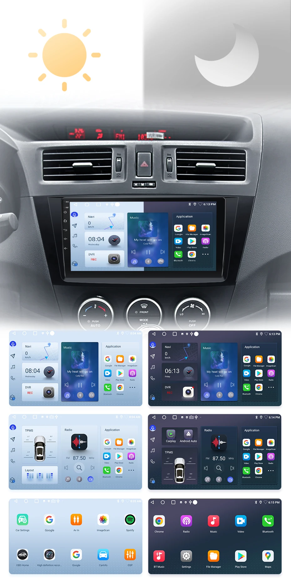Android Autoradio für Mazda 5 2011-2015 GPS Stereo Multimedia