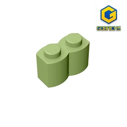 Gobricks 10PCs Palisade Brick 1X2 Compatible With 30136 Children's Toys Assembles Building Blocks Assembles Brick Technical Toy