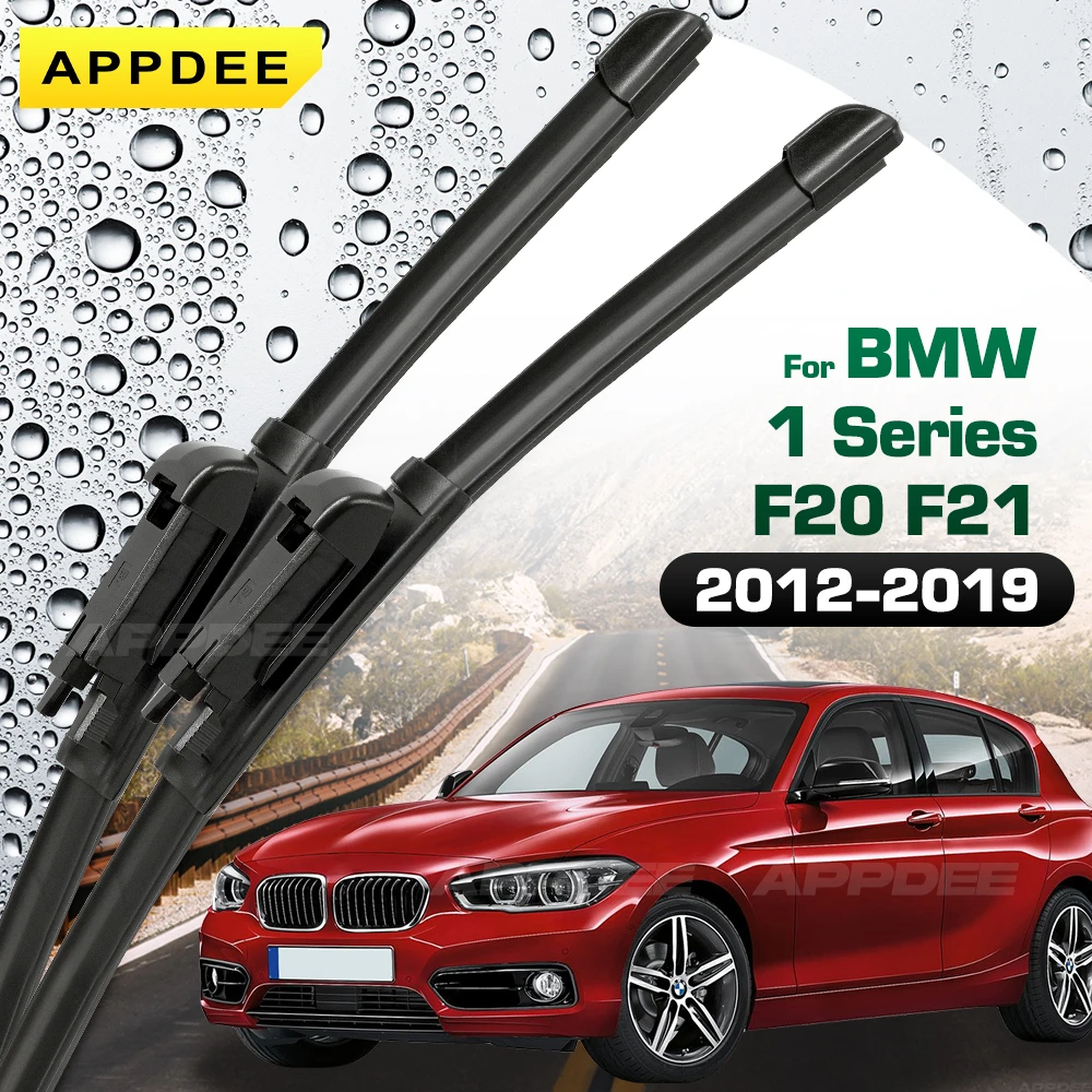 Silicone & rubber  Front Wiper Blades Set For BMW 1 Series F20 F21 2012 - 2019 Windshield Windscreen Window Brush 22