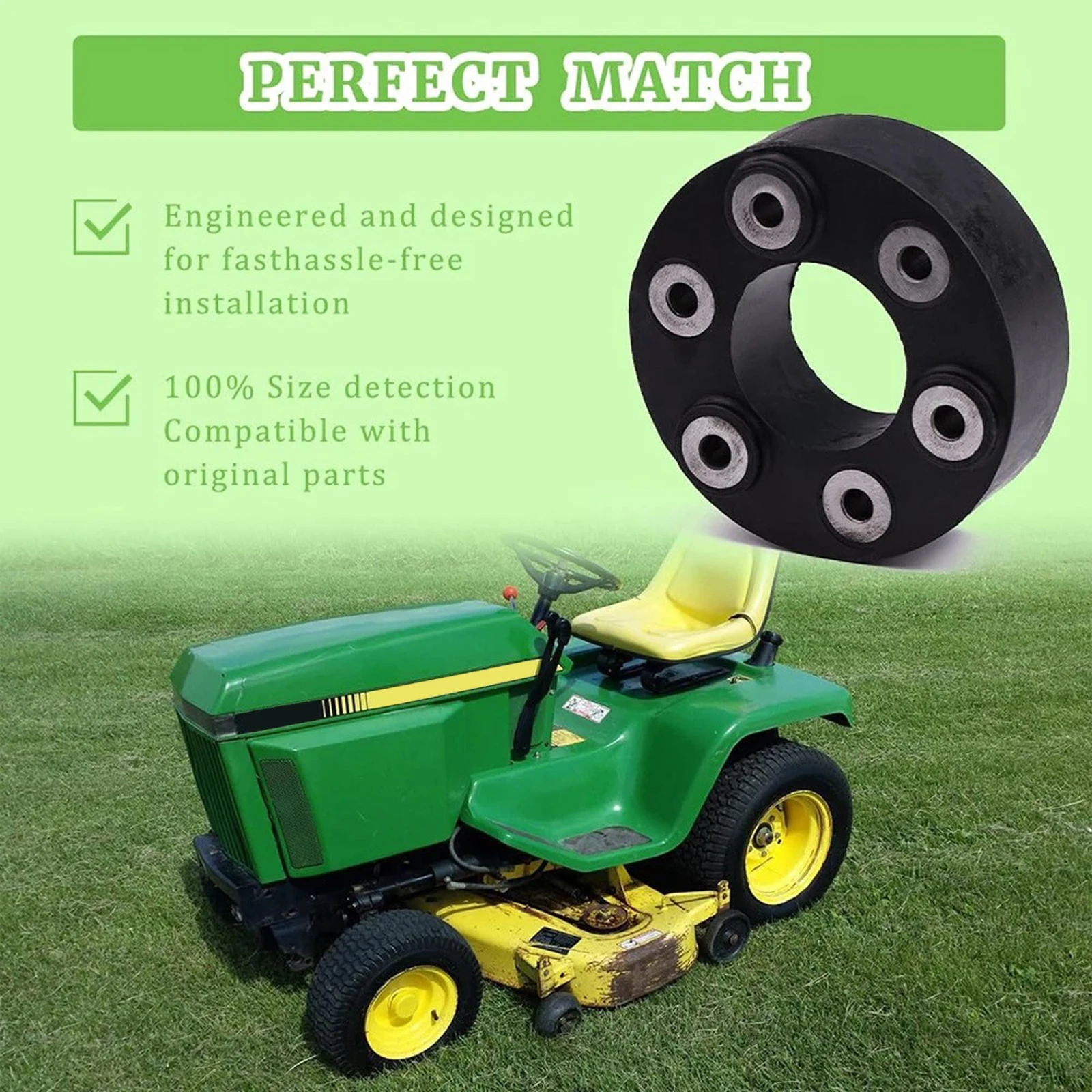 드라이브샤프트 아이솔레이터 AM101286 존 디어 322 330 332 1445 1420 F912 F915용 농기계 드라이브샤프트 아이솔레이터