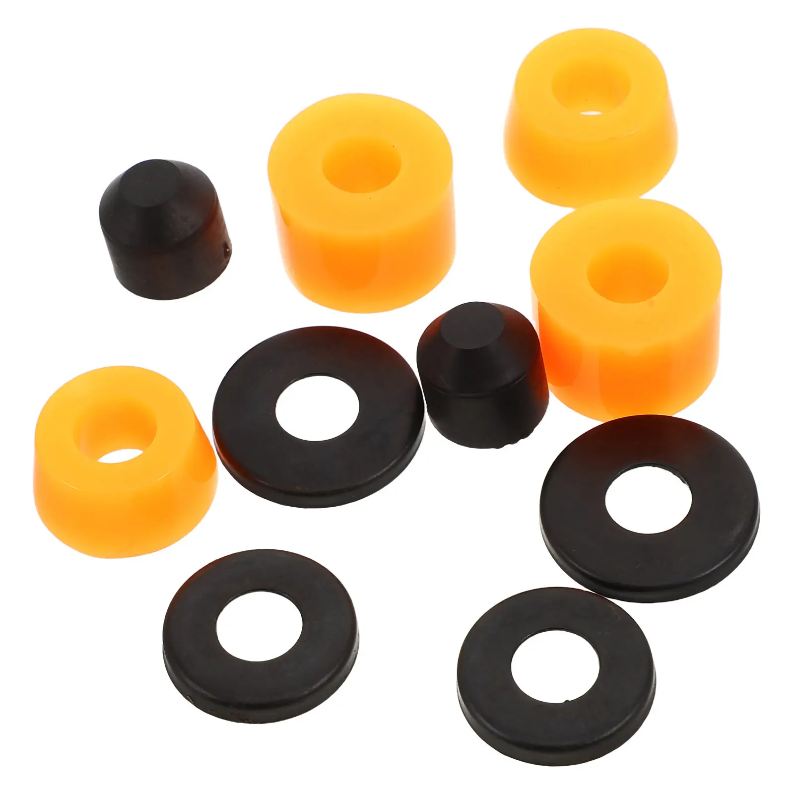 1Set Longboard Bridge Pads PU Skateboard Riser Shock Absorber for Double Concave Fishboard Smooth Stable Commuting Vibration