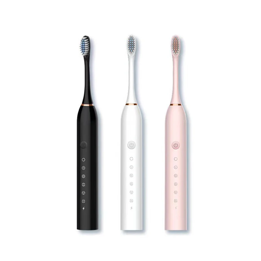 Electric Ultrasonic Toothbrush Six Speed Mode Home Soft Hair USB Charging Waterproof Adult Tooth Cleaner Automatic Couple Set view 5