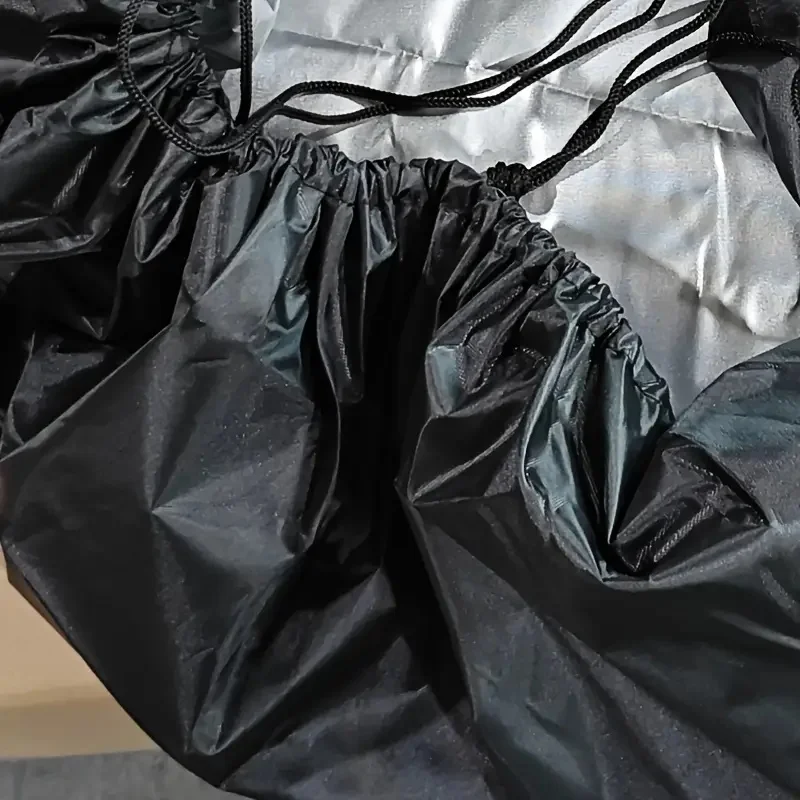 حقيبة تخزين برباط أسود لملابس السباحة على الشاطئ وبدلات الغوص ومعدات ركوب الأمواج - قماش أكسفورد مقاوم للرمال مع أشرطة آمنة #5