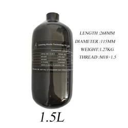 ALSAFE 4500Psi 30Mpa 1.5L bombole per Gas in fibra di carbonio bombola per immersioni subacquee bombola per aria M18 * 1.5