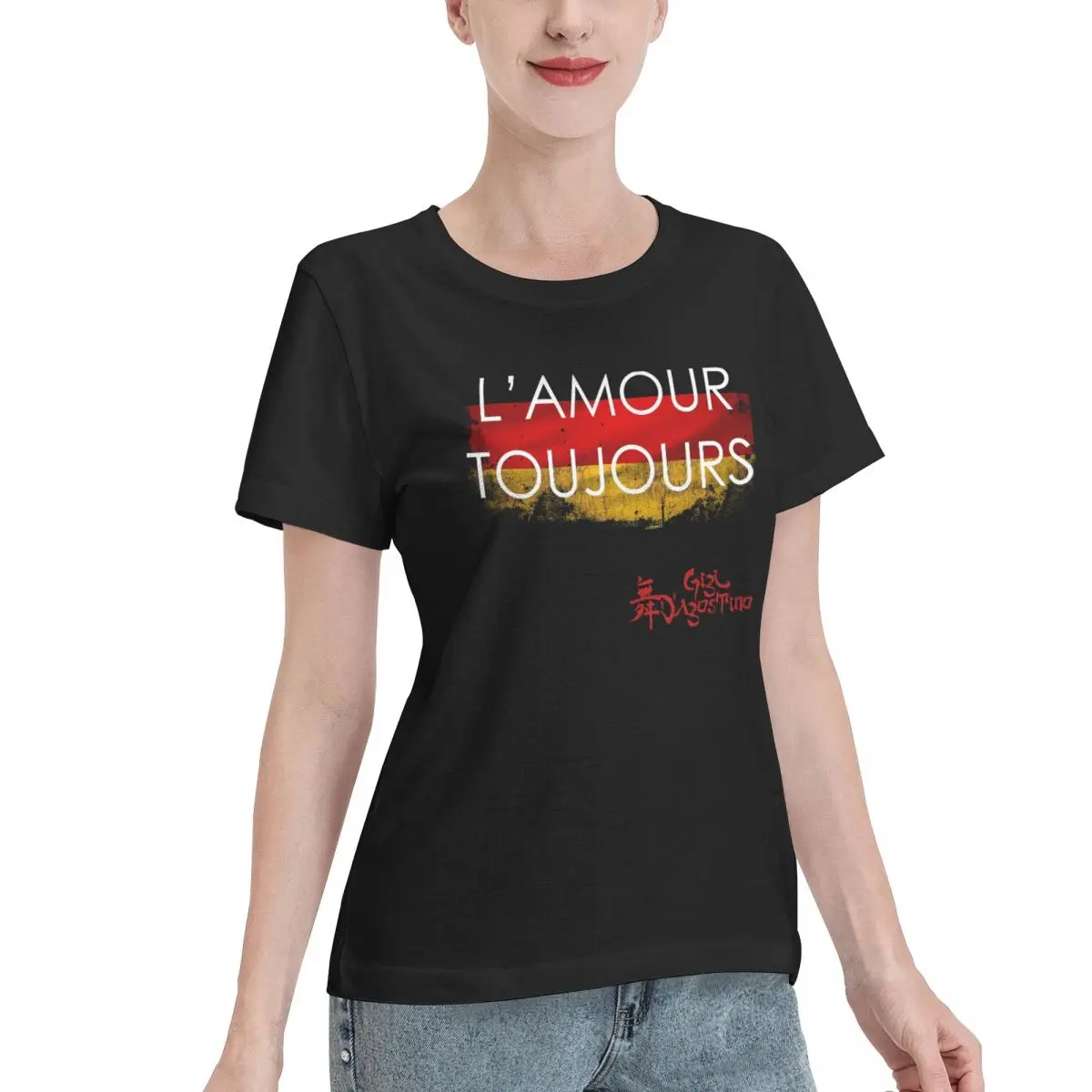 All Body Type Gigi D Agostino - L Amour Toujours For German Fans Women's T-shirt Minimalist Chic Non Shrink Tshirt