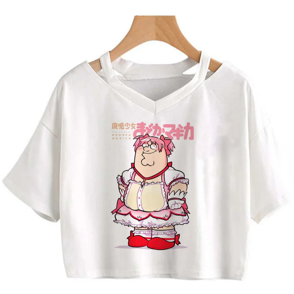 

Puella Magi Madoka Magica t-shirts women harajuku streetwear manga top female designer streetwear anime clothes