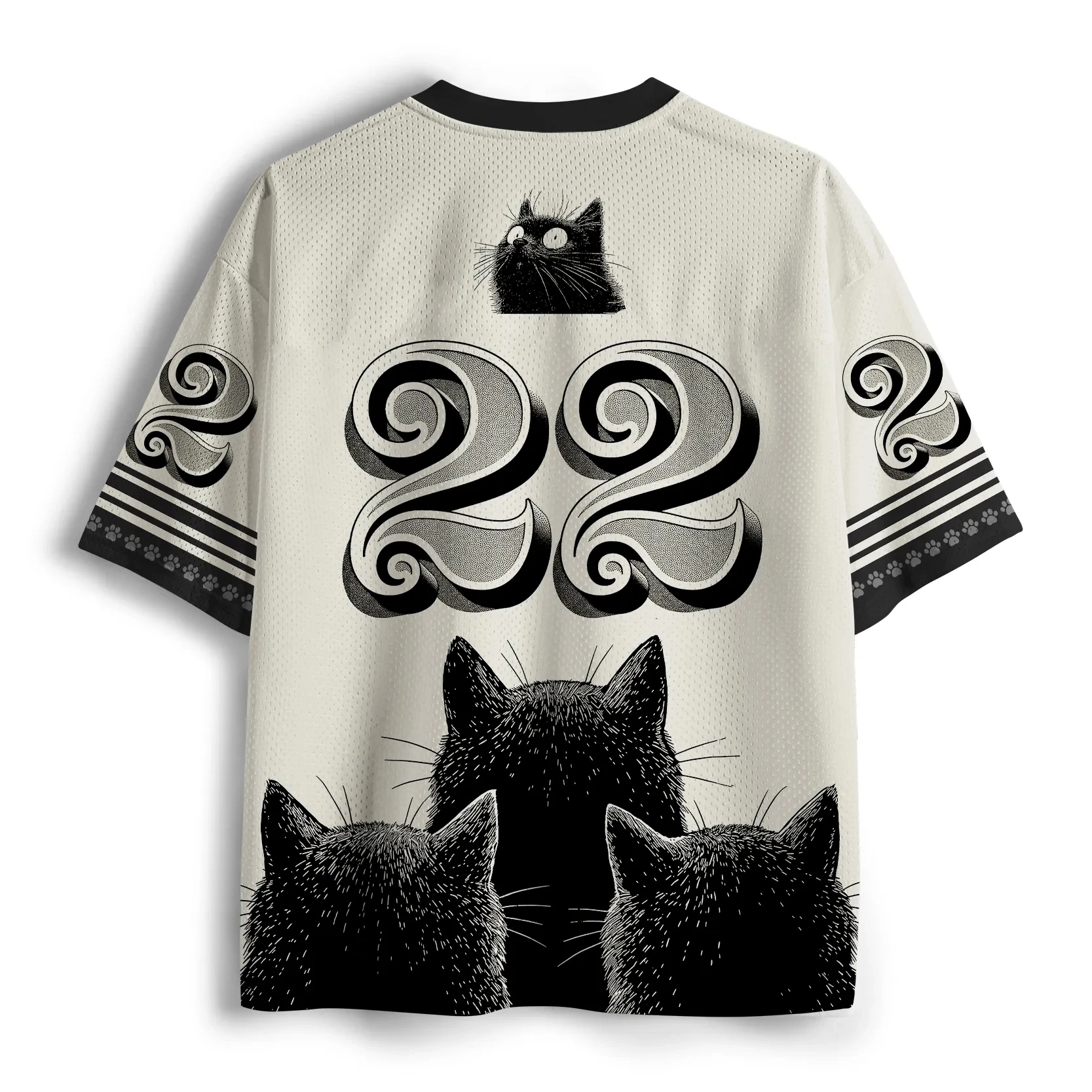 2026 Four Cats Staring At You 3D Print Jersey Men Summer Sports Outdoors T-shirt Breathable Quick Drying Streetwear Clothing