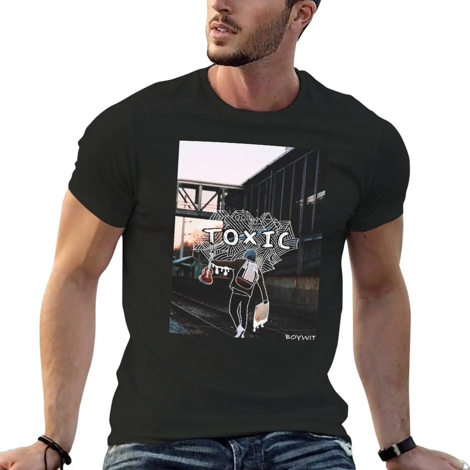 boywithuke Toxic T-Shirt boys whites animal prinfor boys plain black t shirts men