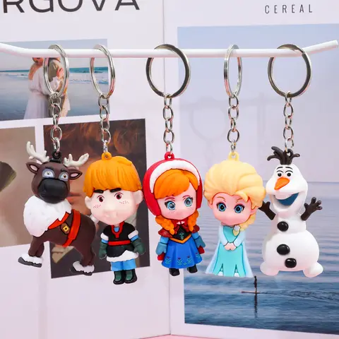 5 st/set Frost Snödrottningen Prinsessan Anna Elsa Actionfigur Kristoff Sven Olaf PVC-modelldockor Samling Födelsedagspresent Leksaker 12 best sales Elsa-docka - №3