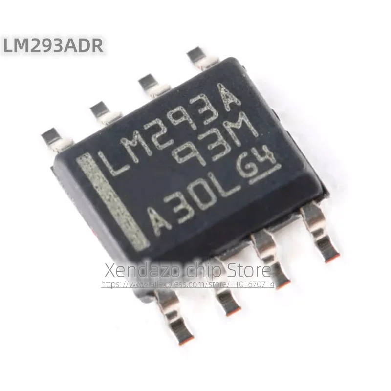 10pcs/lot LM293ADR LM293A SOP-8 package Original genuine Dual channel precision standard comparator chip