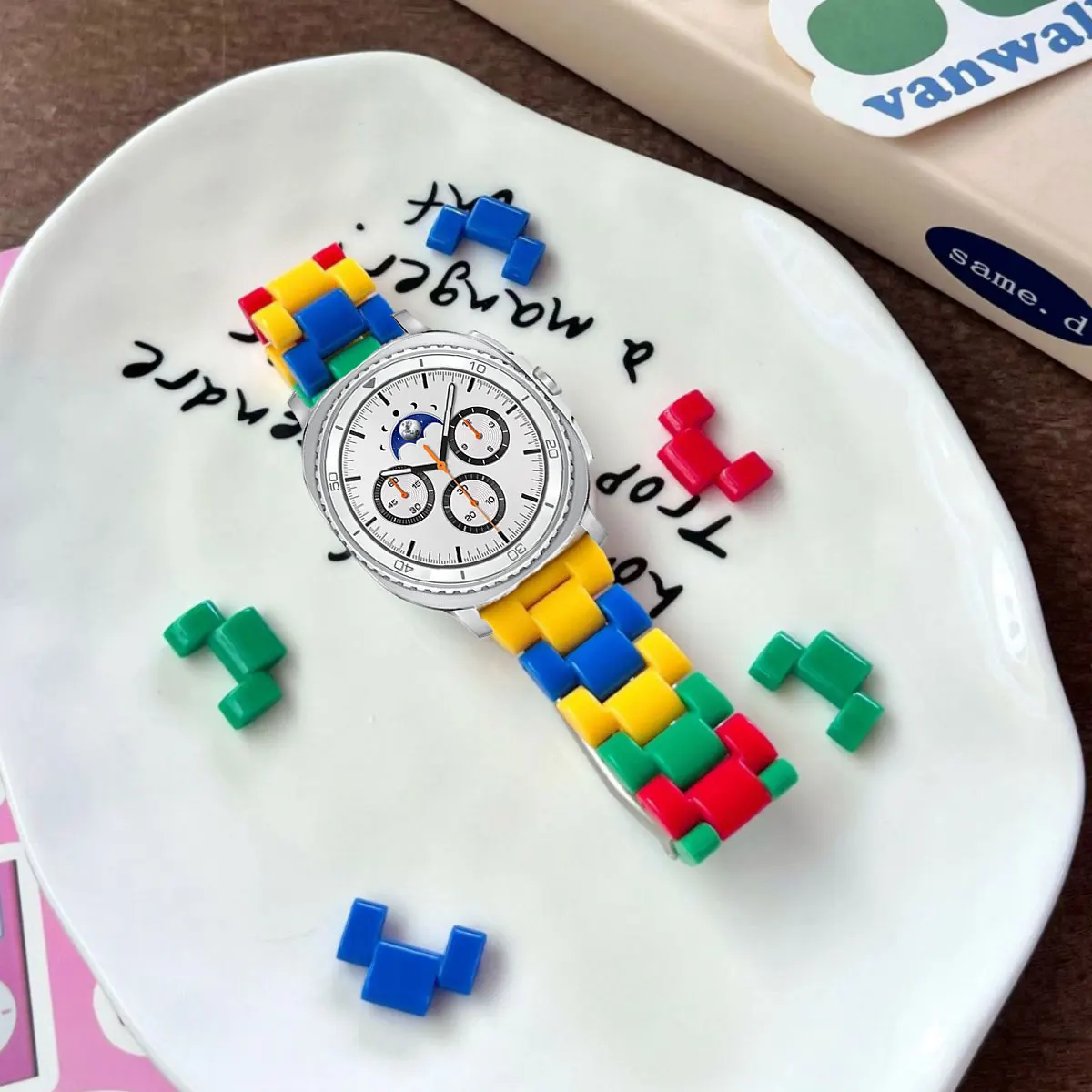 Per Galaxy Watch Ultra 47mm cinturino colorato braccialetto sportivo per Samsung Galaxy Watch 8 40 44mm 8 cinturino classico accessorio Smartwatch