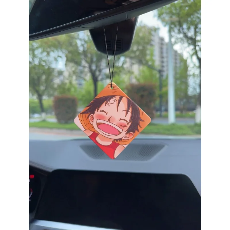 One Piece Car Mounted Fragrance Patch Decoration Car Accessories Anime Luff Tony Tony Chopper Roronoa Zoro Cartoon Car Interior - Image 2