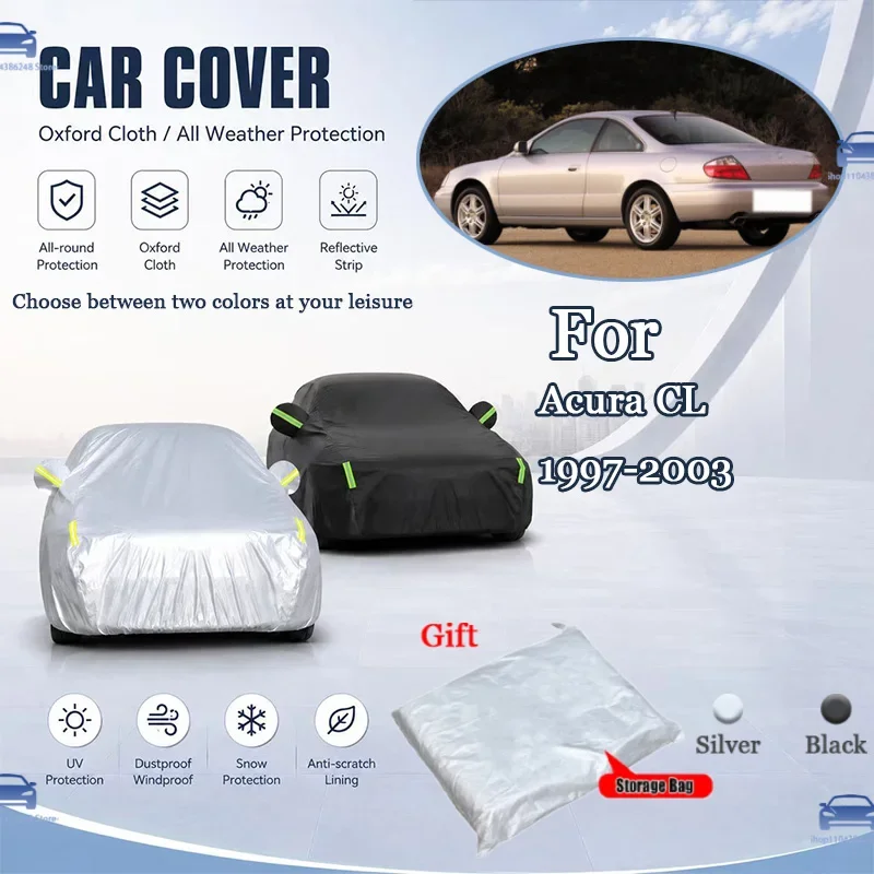 

Suitable for Acura CL 1997-2003 all-weather Oxford car cover UV snow-proof and dust-proof reflective strips outdoor protection