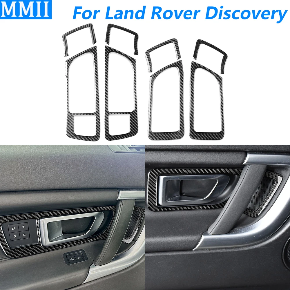 

Для Land Rover Discovery Sport 2015-2019 углеродное волокно внутренняя дверная ручка рамка панель декоративная крышка автомобильные аксессуары наклейка