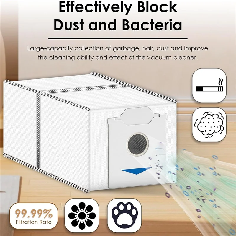 Piezas de repuesto ABUD-N30 Omni compatibles con ECOVACS DEEBOT N30 Omni/ N30 Pro Omni Kit de accesorios de aspiradora robótica