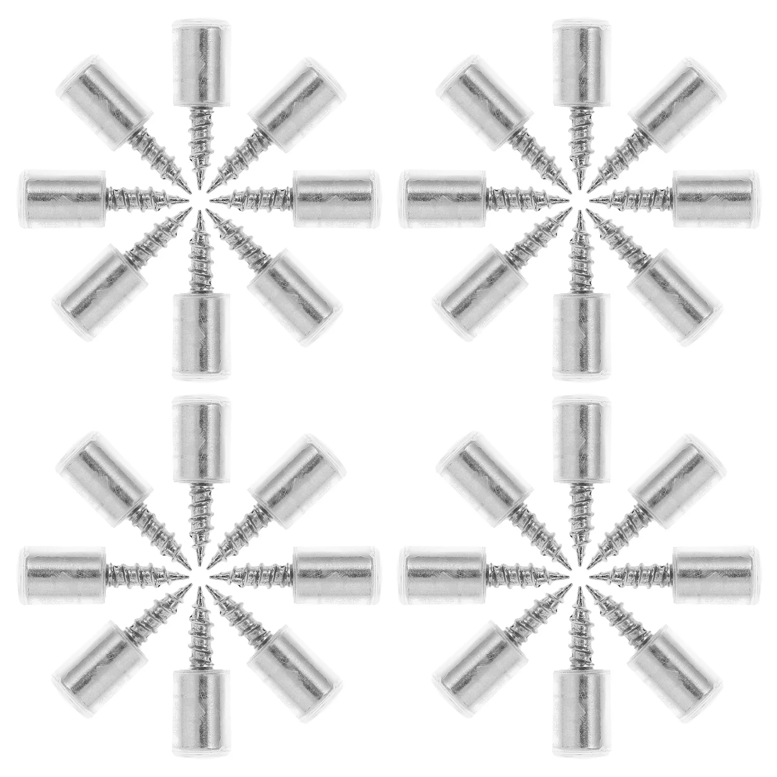 

100pcs Self Tapping Screw Shelf Support Pegs Rubber Sleeve For Cabinet Laminate Shelves Closet Brackets Furniture Pegs Metal