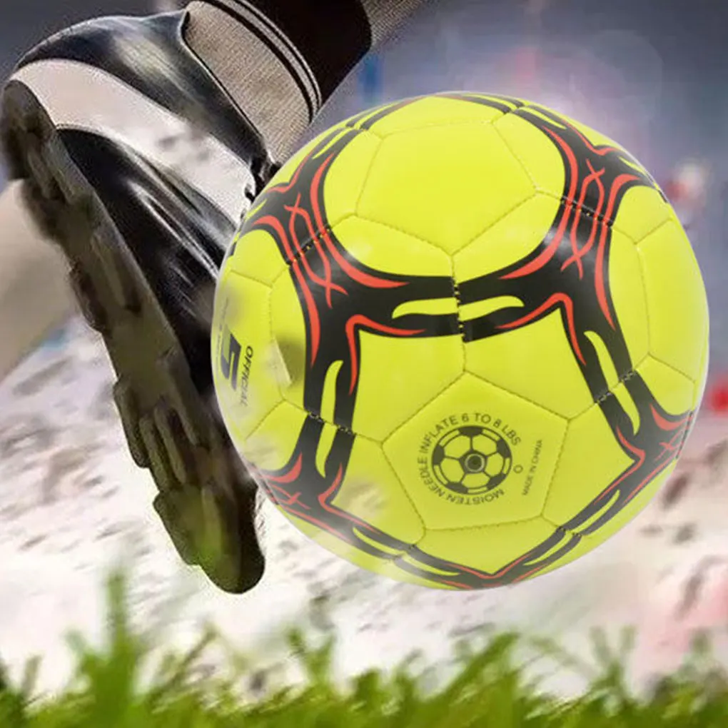 PVC Official Soccer Ball Durable And Widely Used For Games And Training Wear Resistant Ball Official Portable Thicked