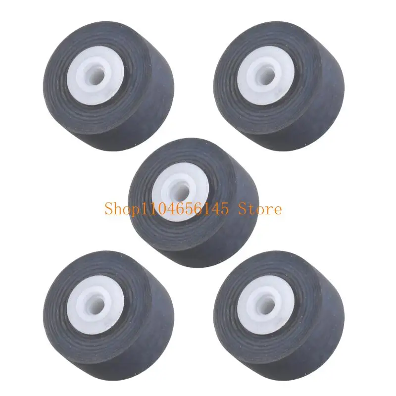 652F Cassette Tape Machine Pinch Roller Wheel Rubber Pressure Recorder Belt Pulley view 4