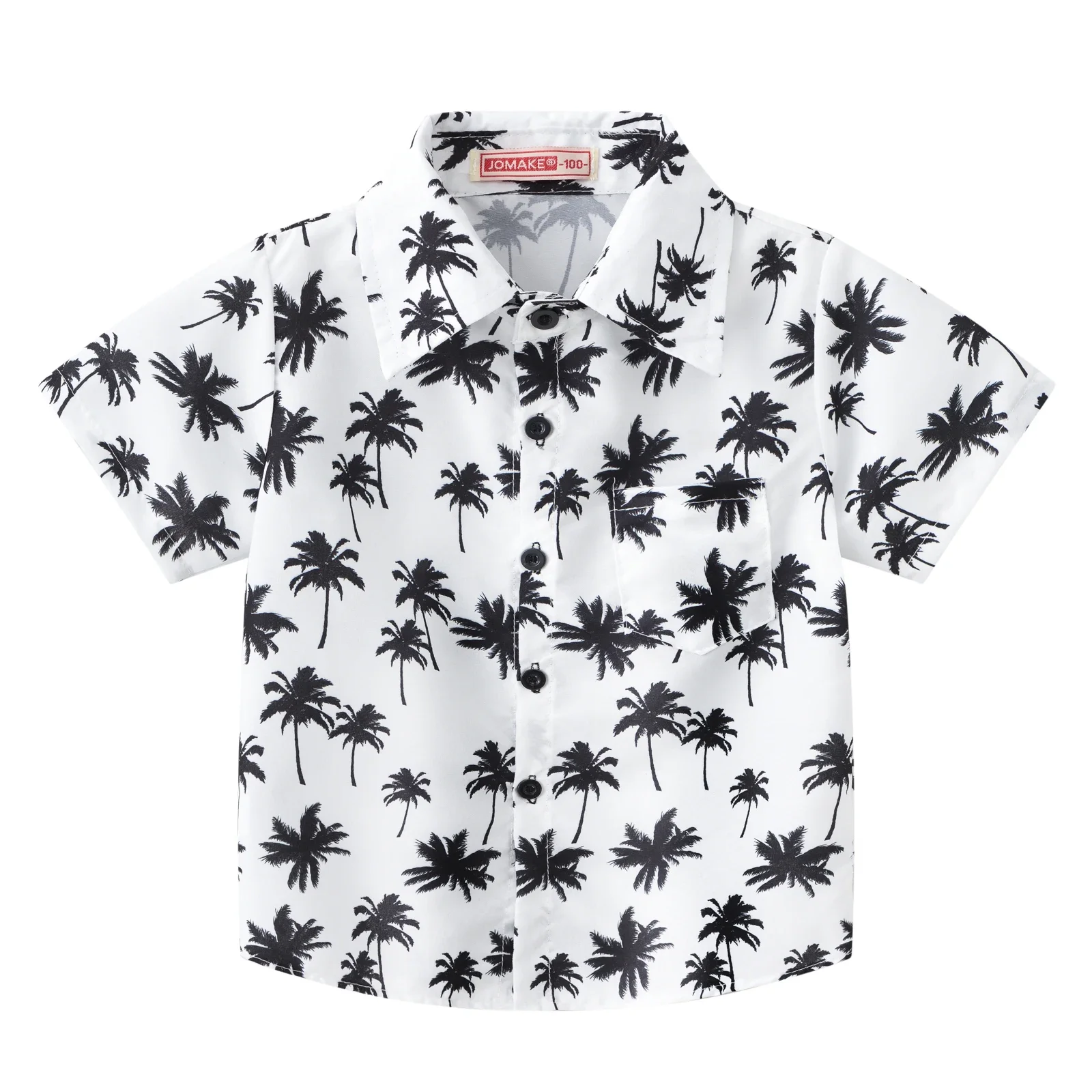 

2026 New Shirts Suitable for Both Adults and Children on the Beaches of Hawaii Short-sleeved Thin Summer Short-sleeved Shirt