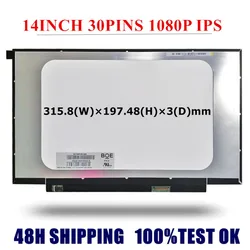 NV140FHM-N4K FIT NV140FHM-N4H N140HCA-EAC LP140WF7 SPC1 B140HAN04.0 NV140FHM-N4B LCD LED Screen 1920*1080 EDP 30PINS IPS SCREEN
