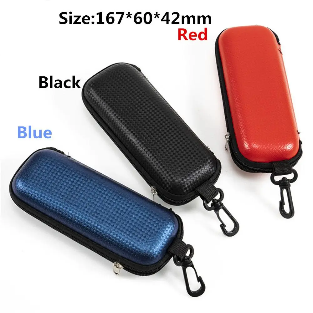 Portátil EVA Sunglasses Box, Óculos Zipper Closure, Estilo simples Eyewear Case, Óculos Container, Shell protetor