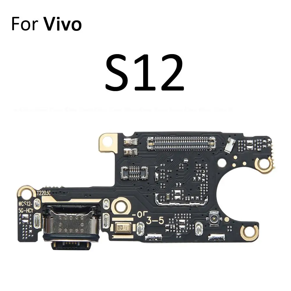 USB Charging Charger Dock Port Board With Microphone Mic Flex Cable For Vivo S1 S5 S6 S7 S7e S9 S10e S12 S15 S15e Pro 5G