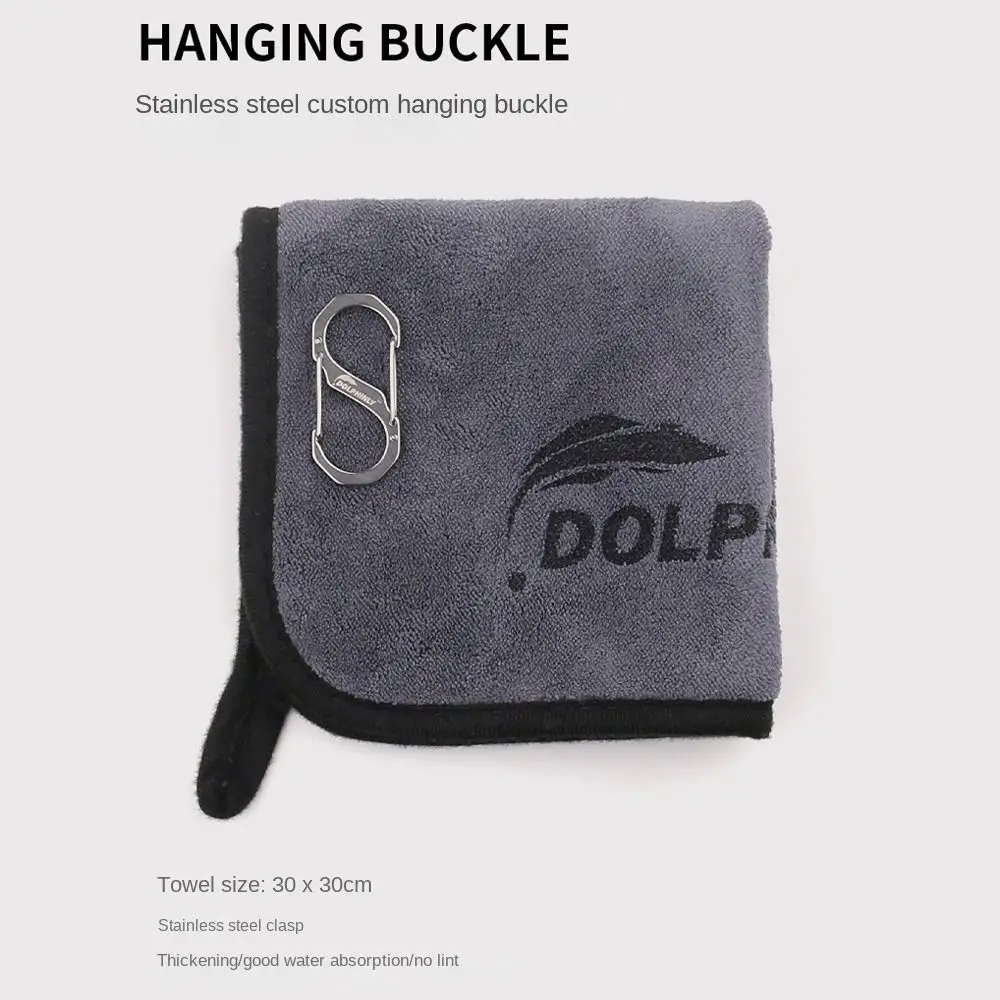 Strapazierfähiges, dickes Luya-Angelhandtuch, saugfähig, weich, Outdoor-Handtuch, antihaftbeschichtetes Angelzubehör, Fischfang-Handtuch – Detail 8