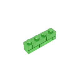 MOC PARTS DIY GDS-632 Brick Special 1x4 with Masonry Brick Profile compatible with lego 15533 children\'s toys Assembles Modified