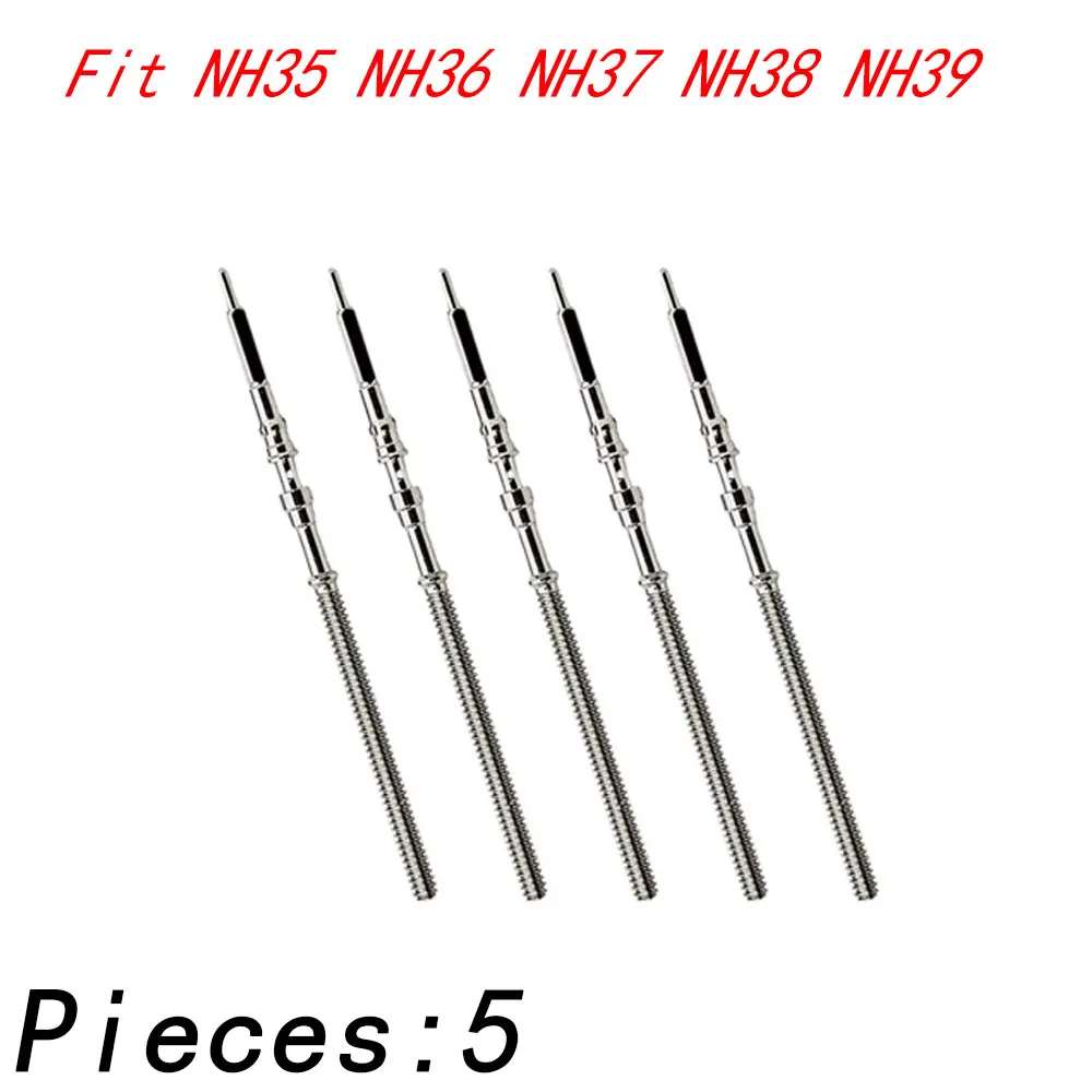 Watch Stem Stainless Steel Spare Parts fit NH35 NH36 NH38 NH39 Crown Automatic Mechanical Movement Watch Parts Stem Crown