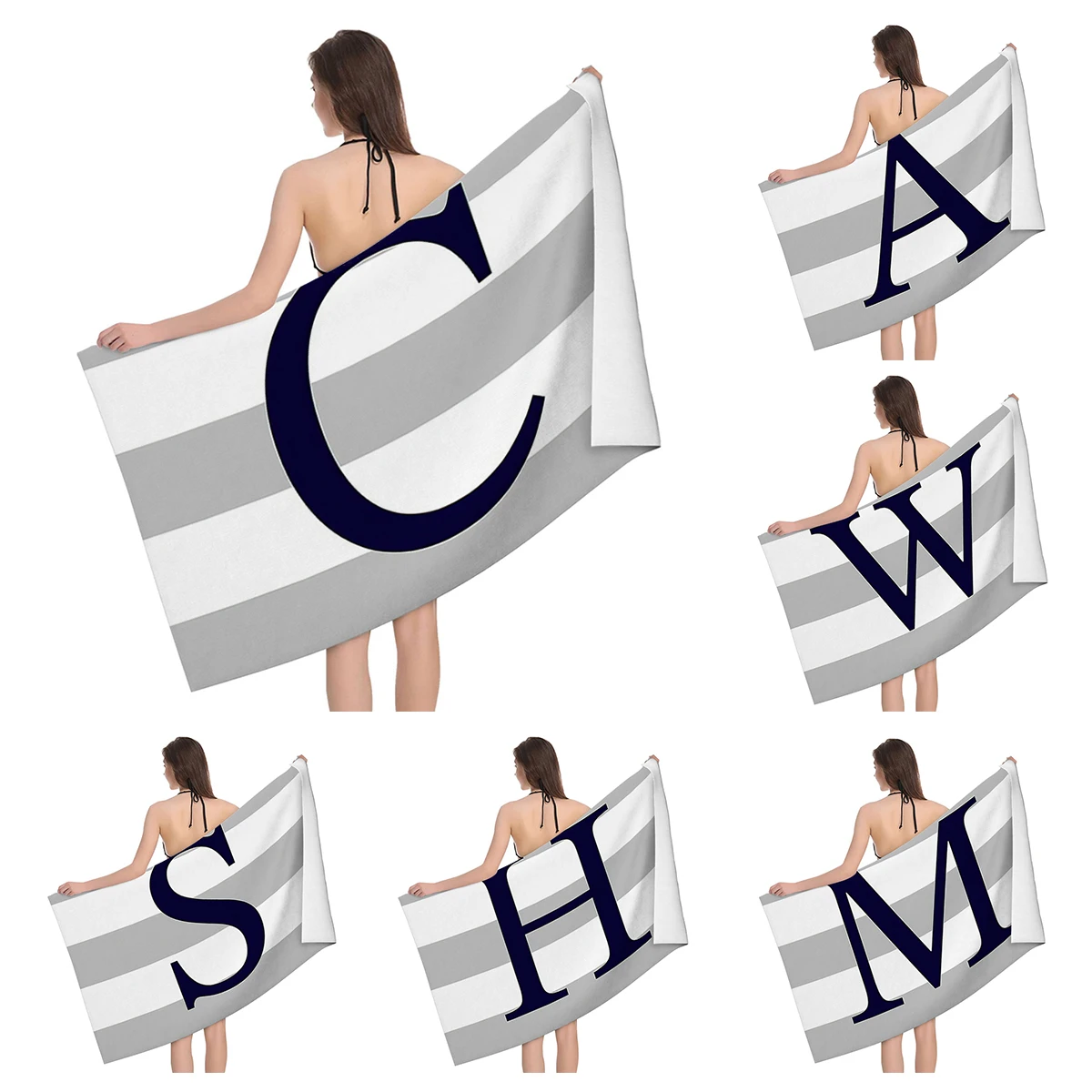 Home bath towels for the body towels bathroom letters and flower quick drying microfiber beach towel man and women large sports