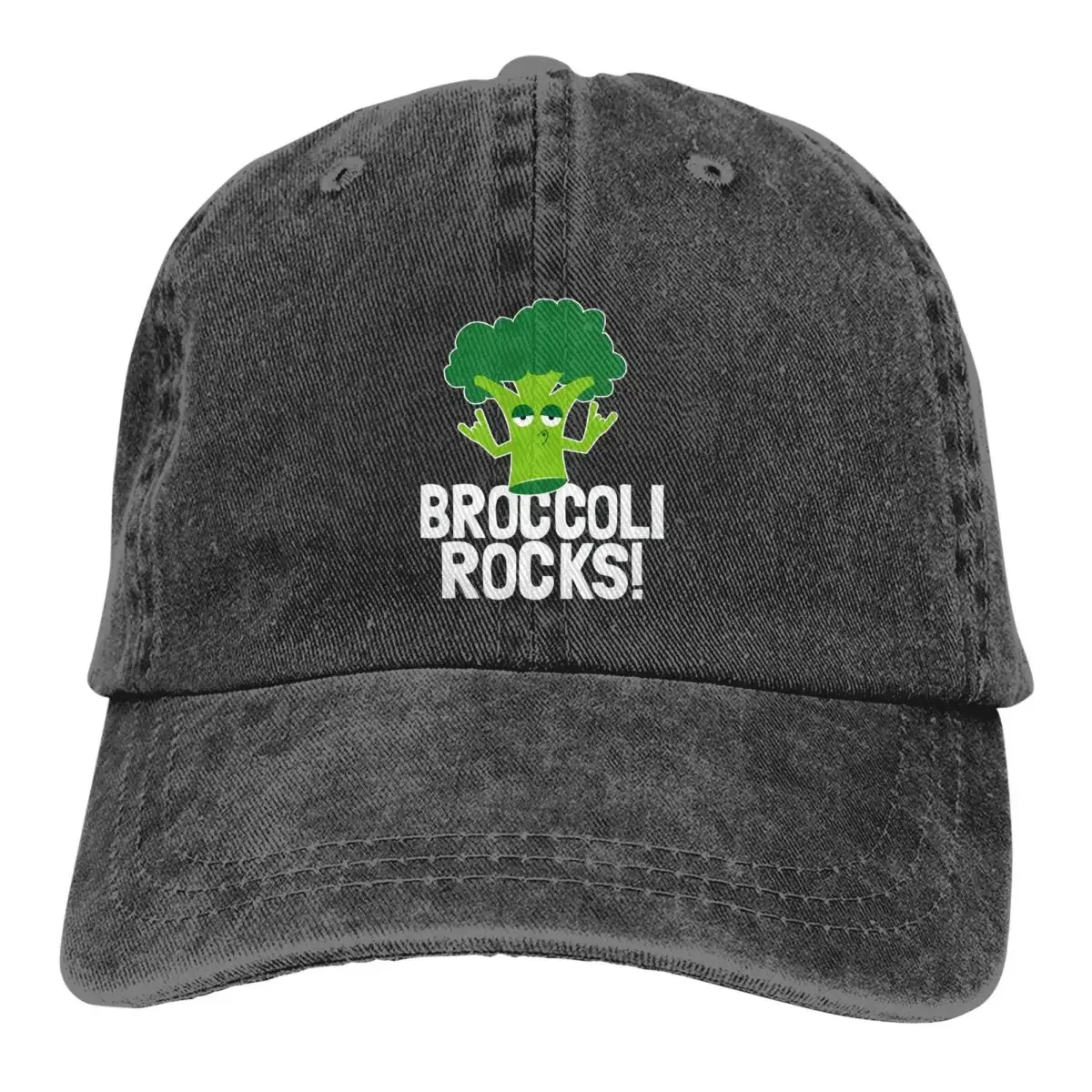 

Vegetable Series Other Multicolor Hat Peaked Women's Cap Broccoli Rocks Adjustable Personalized Visor Protection Hats