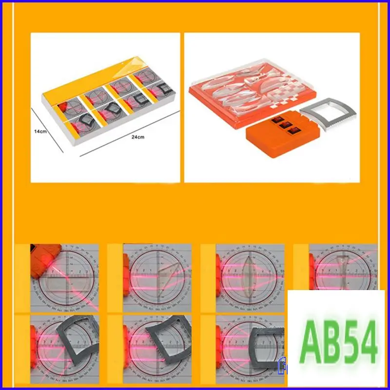 

SB-Geometric Optics Experiment Kit Concave-Convex Lens Meniscus Lens Prism Optic Refraction Optical Experiment Kit