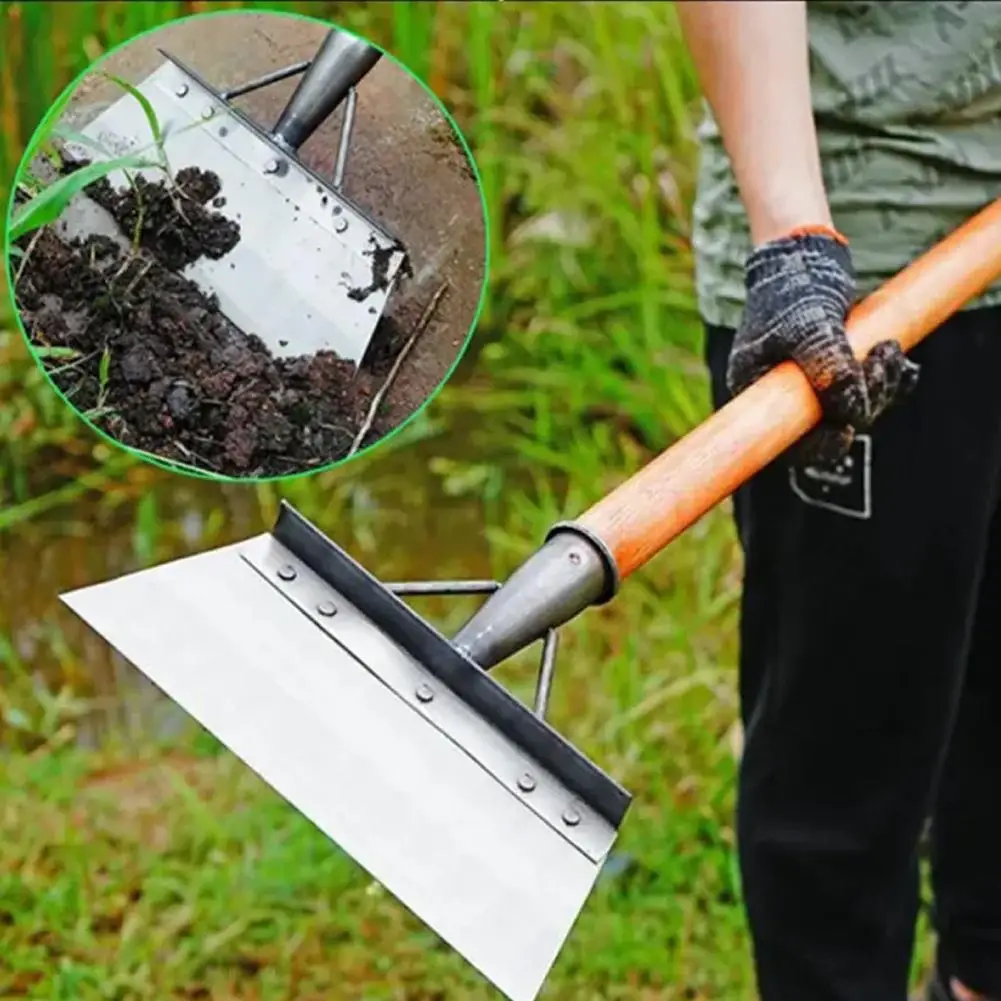 Multifunctional Cleaning Shovel 20/23/26/28/30cm Thick Cleaning Flat Shovel For Outdoor Wall Floor Shed Digging In Garden B B4V6