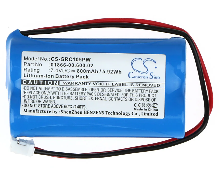 CS Replacement Battery for Gardena C1060 plus Solar PN:01866-00.600.02 800mAh / 5.92Wh