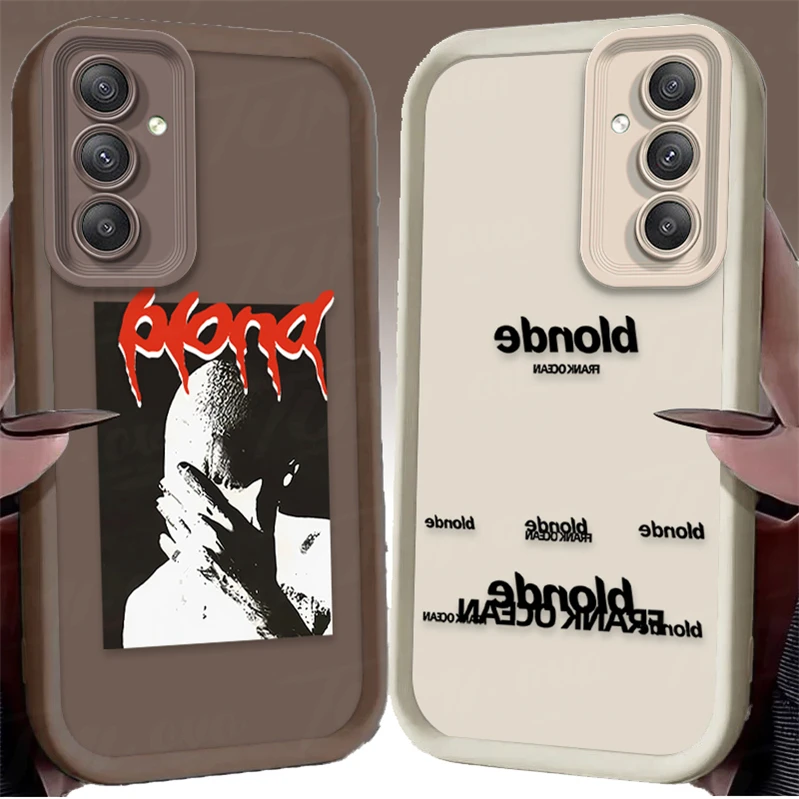 Frank Blonde Oceans Soft Case for Samsung Galaxy A35 A55 A15 A25 A16 A06 A05 A05S A24 A13 A23 A12 A22 A32 A52 A71 A51 4G Cover