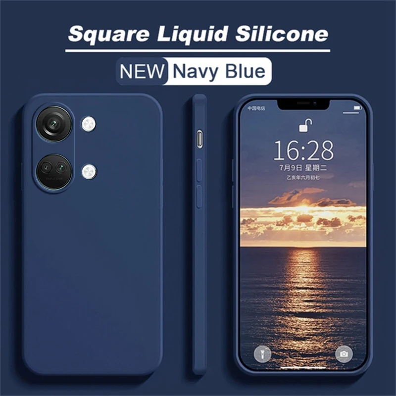 For OnePlus Nord 3 Case Original Liquid Silicone Full Protection Soft Cover For OnePlus Nord 3 One Plus Nord 3 Nord3 Phone Cases