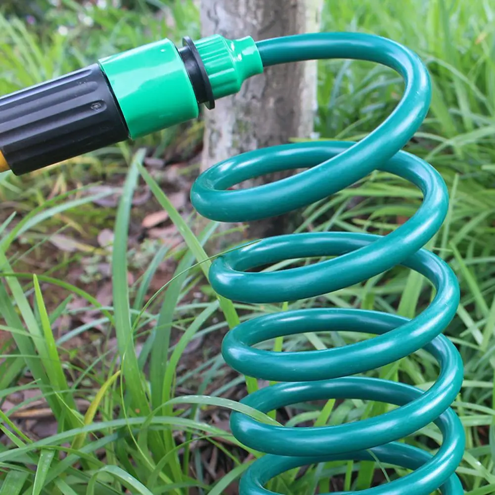 5 15-метровый садовый пружинный шланг для мойки автомобилей, расширяемый садовый шланг для полива цветов, газон, лекционный водяной шланг, автомойка
