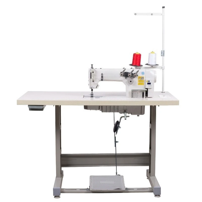

Double needle chain machine direct drive single needle mop wheel chain car three needle rear wave car industrial sewing machine